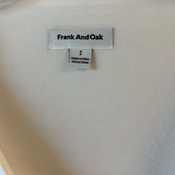 Frank & Oak linen blend wrap top - Picture 5 of 5